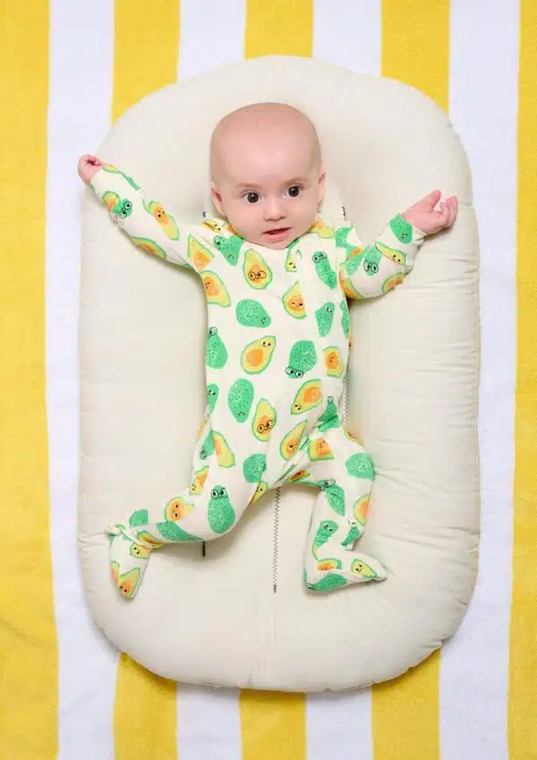 the bonnie mob avocado babygro