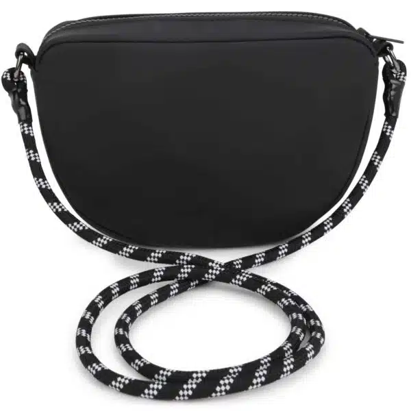 DKNY girls black crossbody bag with white logo