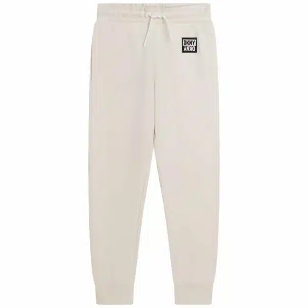 DKNY girls beige tracksuit bottoms