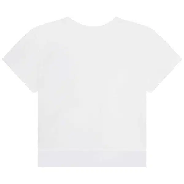 DKNY unisex white tshirt with black logo