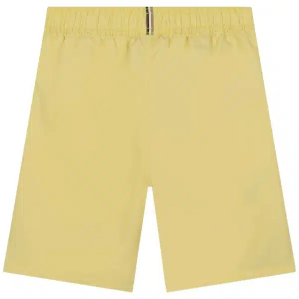 Boss boys shorts lemon front view