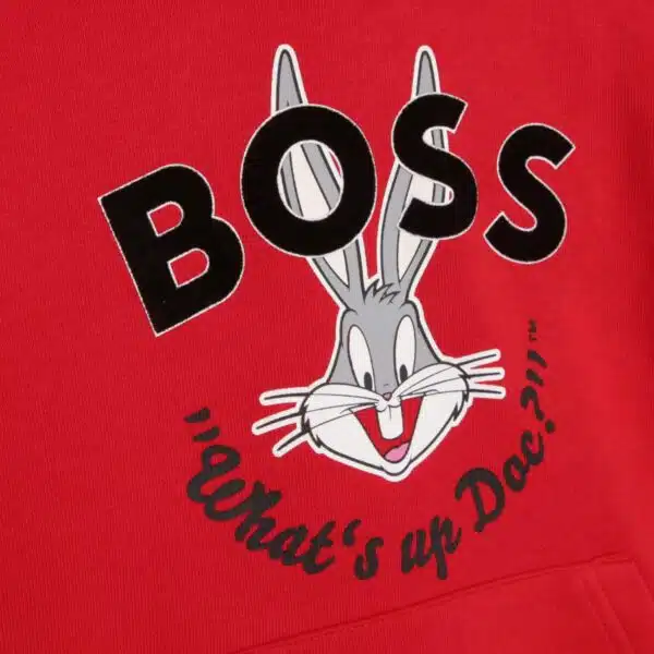 Boss boys red bugs bunny hoodie