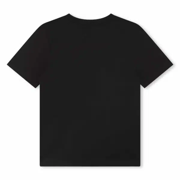 BOSS boys black tshirt with white logo