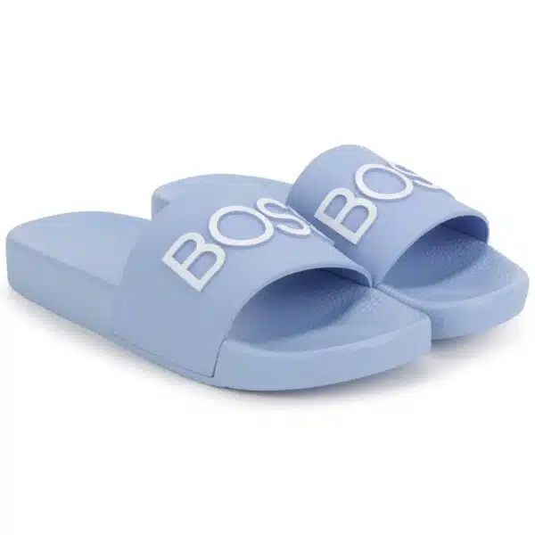 Boss boys pale blue sliders