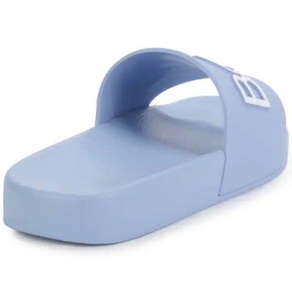 Boss boys pale blue sliders back view