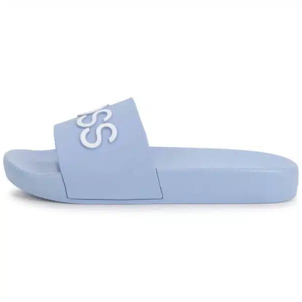 Boss boys pale blue slides