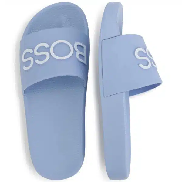 Boss boys pale blue sliders