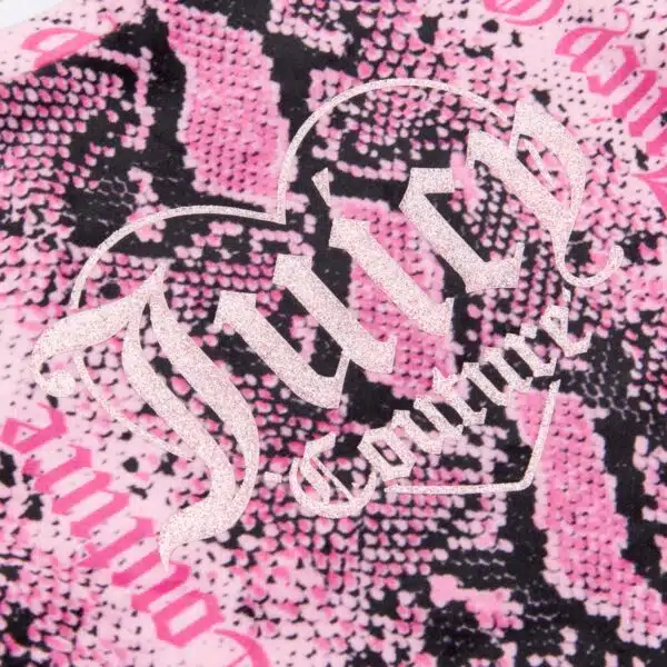 Juicy Couture snakeskin pink girls dress front view