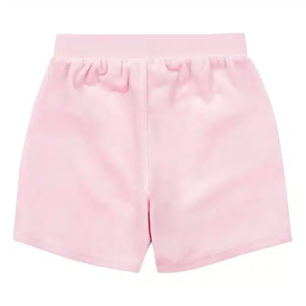 Juicy Couture girls pink shorts back view