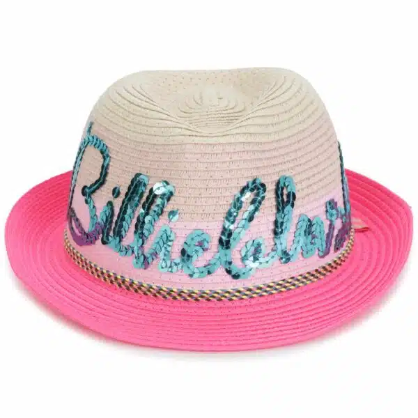 Billieblush girls sunhat with glitter detail