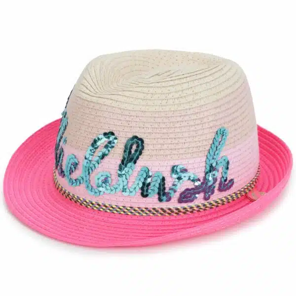 Billieblush girls sunhat with glitter detail