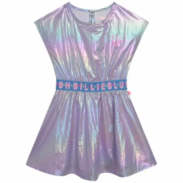 Billieblush lilac irridescent dress front view