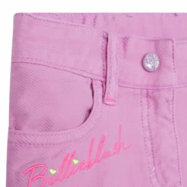 Billieblush girls pink denim skirt