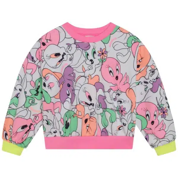 Billieblush multi coloured girls tweety pie jumper