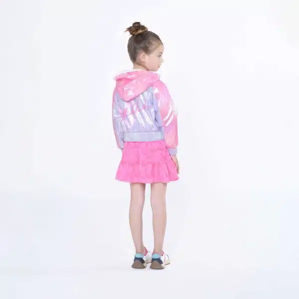 Billieblush girls irridescent multi coloured raincoat