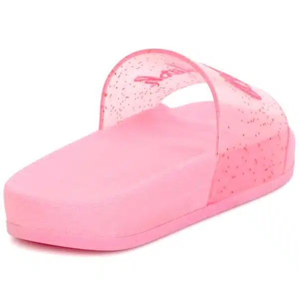 Billieblush pink girls sliders back view