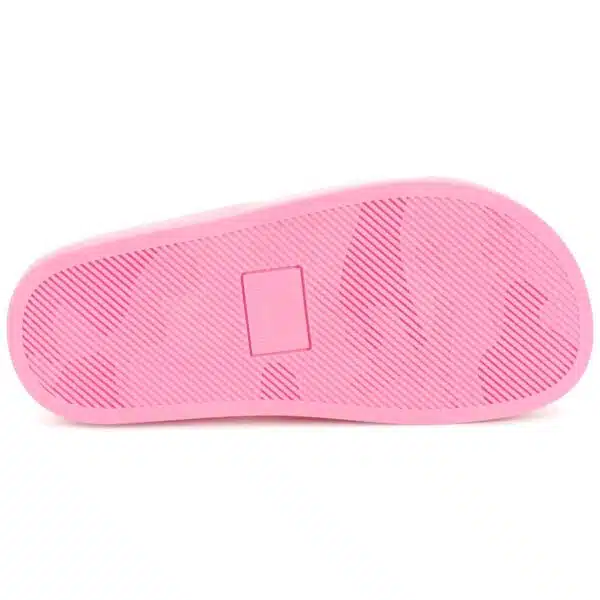 Billieblush pink girls sliders bottom view