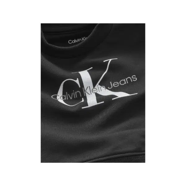 Calvin Klein boys black tracksuit with large logo