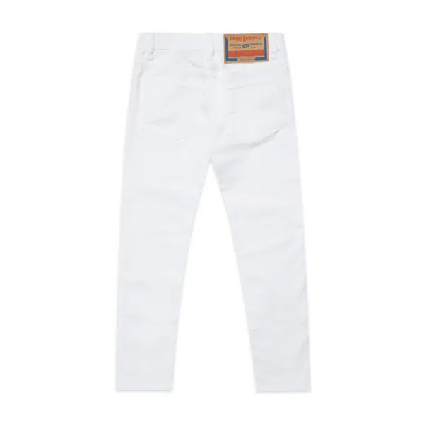 Diesel boys white jeans back view