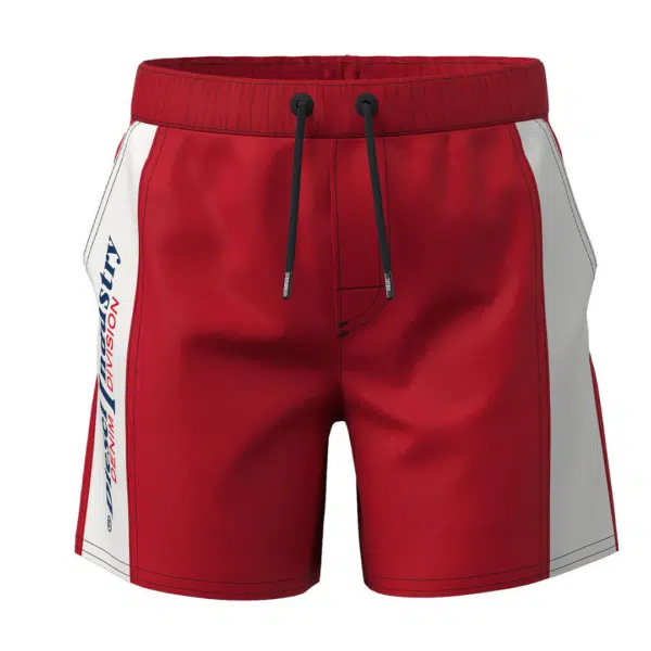 Diesel Industry denim division boys red shorts