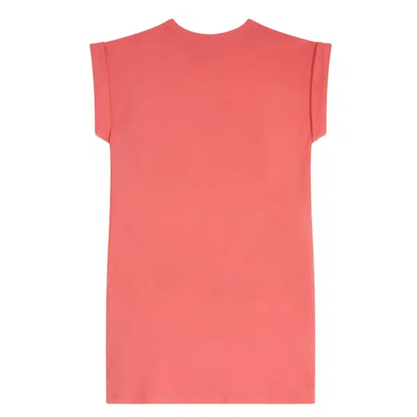 Guess coral summer day dress with logo