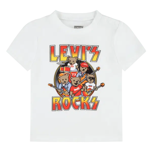 Levi's Rocks kids white tshirt