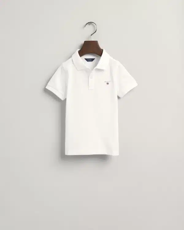 Gant white boys tshirt with small logo