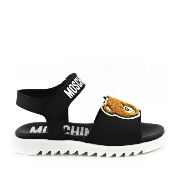 Moschino Girls Teddy Bear Logo Sandals side view