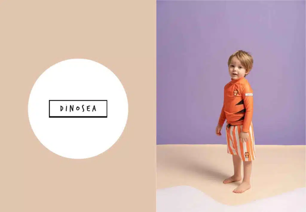 dinosea tiger kids swimwear