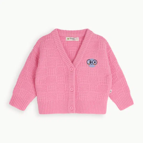 bonnie mob girls pink cardigan