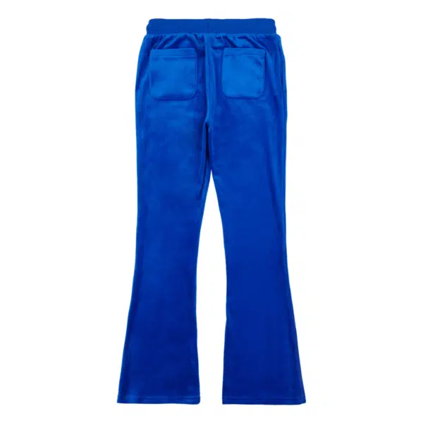 juicy couture bright blue diamante velour bootcut bottoms