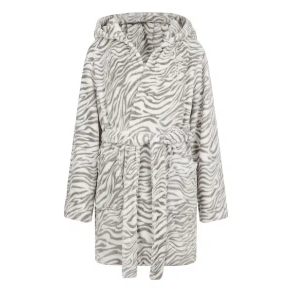 juicy couture girls white and grey tiger dressing gown