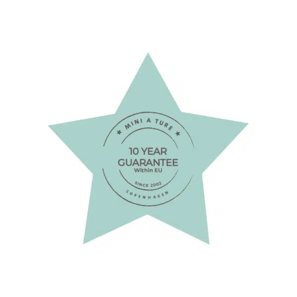 miniature 10 year guarantee star