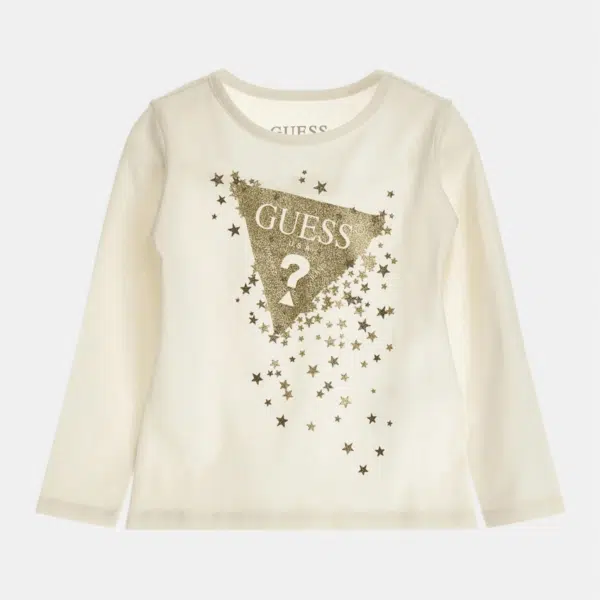 Guess creme long sleeved top