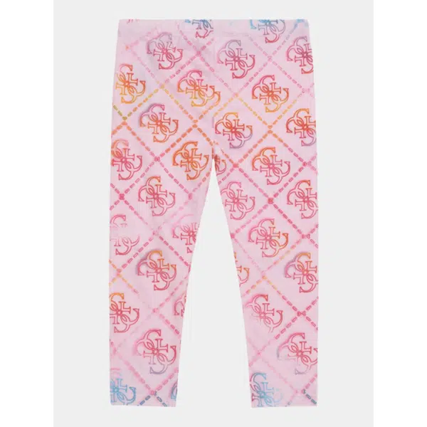 Guess girls pale pink leggings