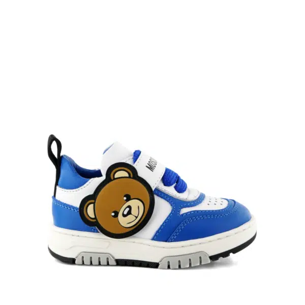 Moschino baby blue teddy bear trainers