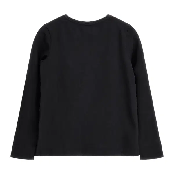 guess girls black long sleeved tshirt