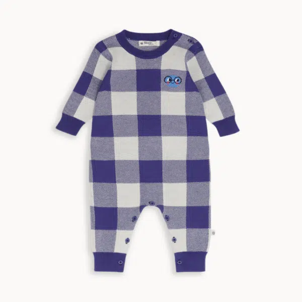 bonnie mob blue check playsuit