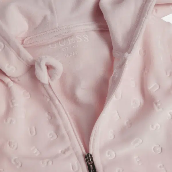 Guess pale pink hoodie