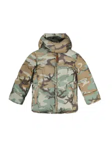 mini a ture boys camo puffer jacket