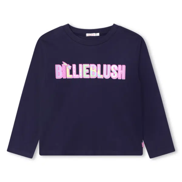 billieblush girls long sleeve logo t shirt