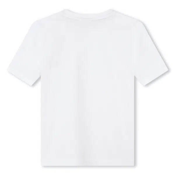 boss boys white tshirt back view