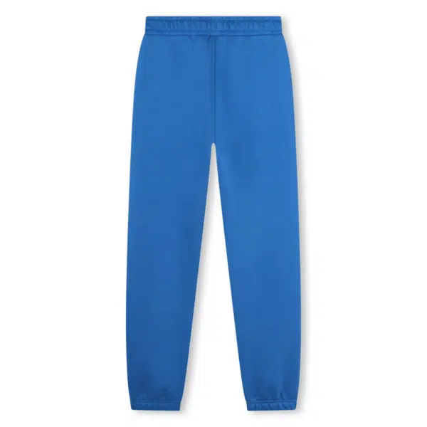 boss boys blue tracksuit bottoms back view