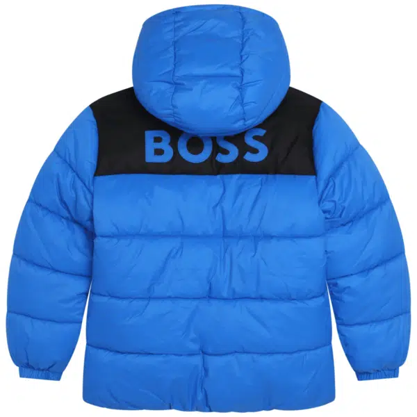 boss boys blue coat