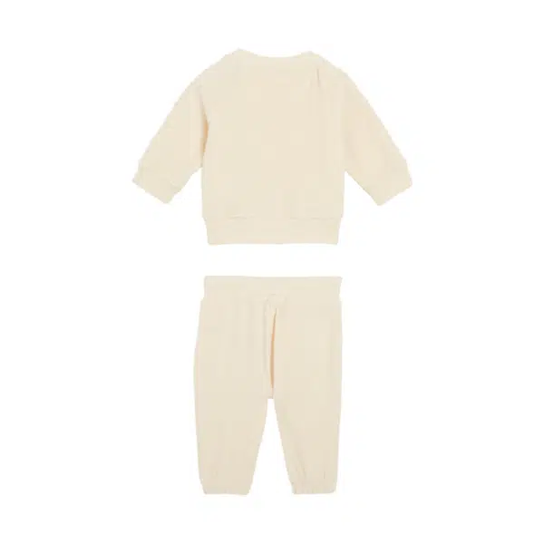 calvin klein baby toddler cream tracksuit back view