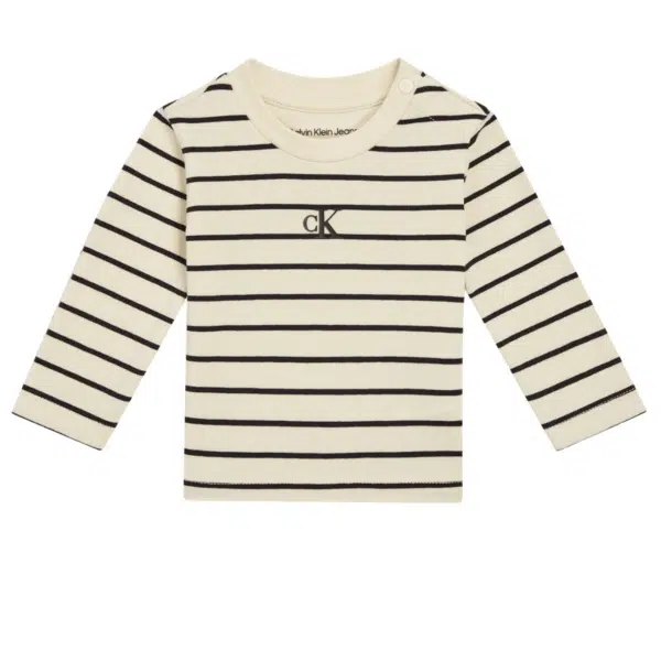 CK girls striped long sleeved top