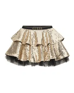 guess girls gold shiny skirt