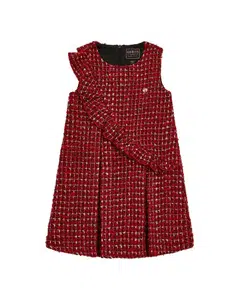 GUESS girls red winter dress