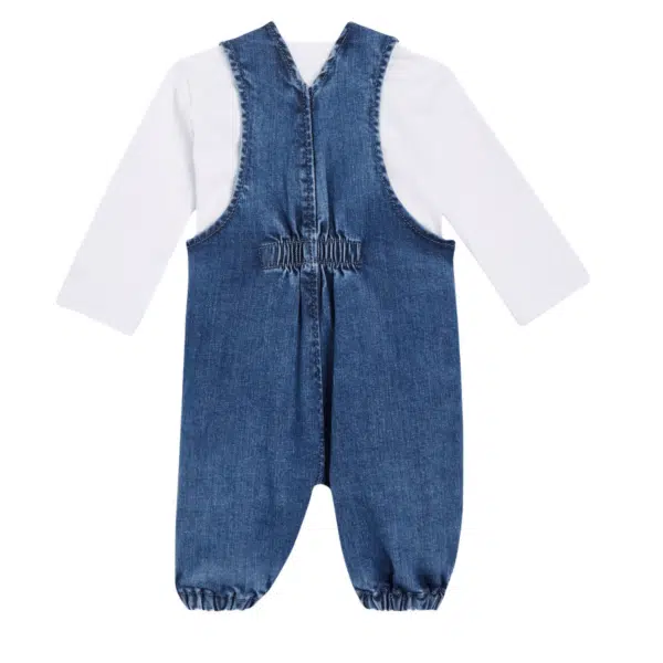 tommy hilfiger baby denim dungaree set