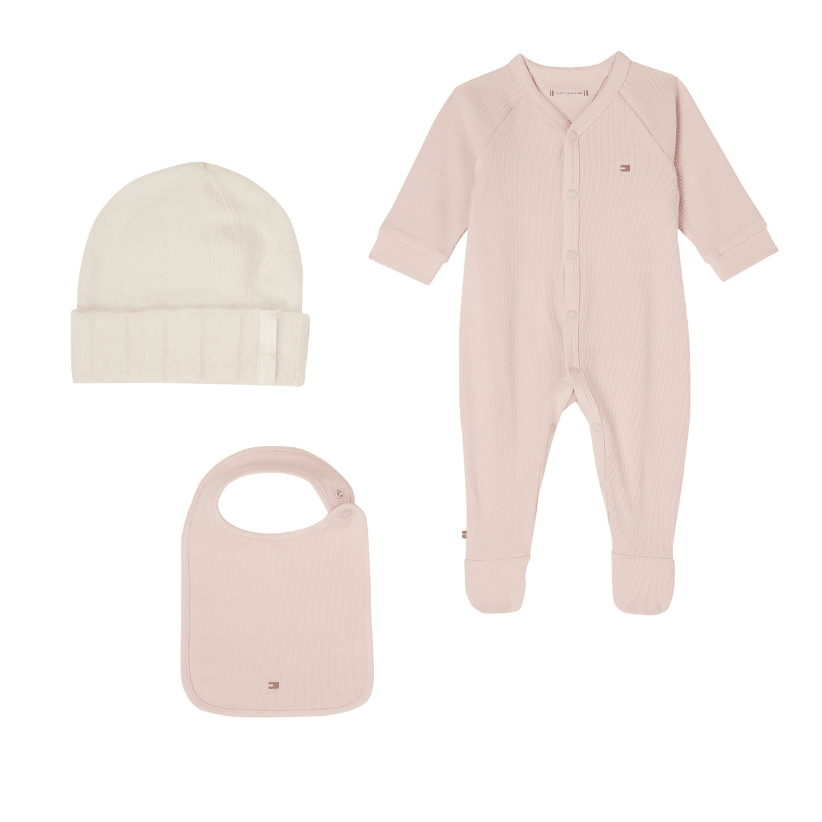 tommy hilfiger cream baby set